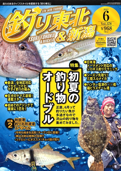 釣り東北 新潟 6月号 初夏の釣り物オードブル 株式会社エヌエスアイ 全国のチラシ設置や販売促進を担う新潟の物流会社